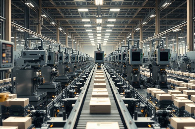 全自動(dòng)吸盤碼垛機(jī)器人