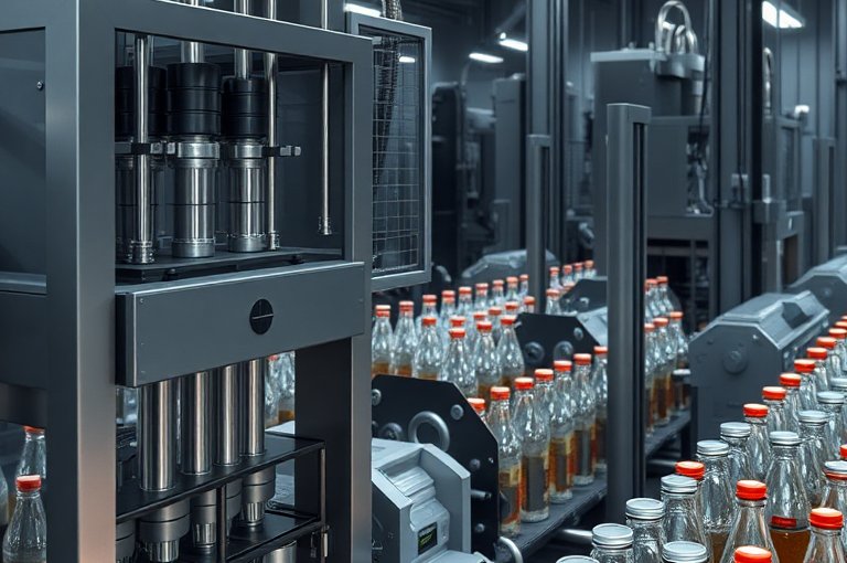 扁瓶貼標機自動化