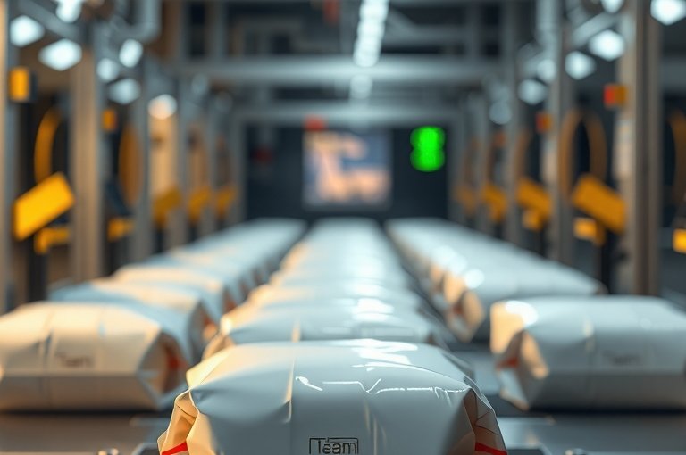 全自動紙箱碼垛柔性機器人